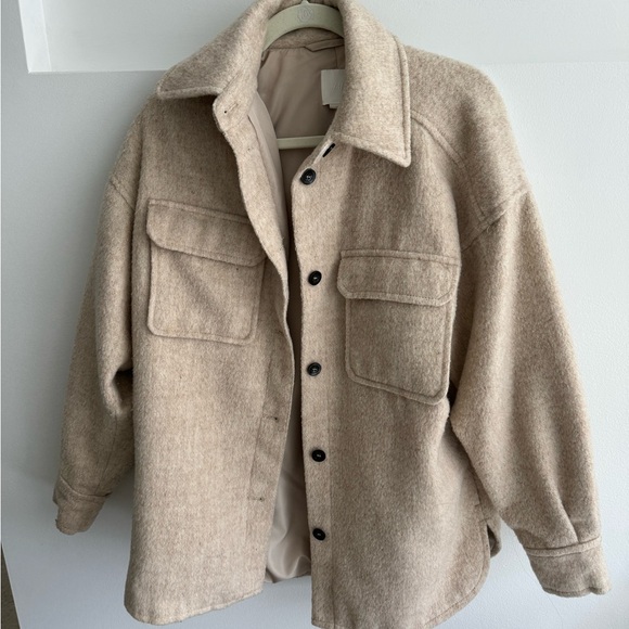 HM Neutral Shacket - Picture 1 of 5